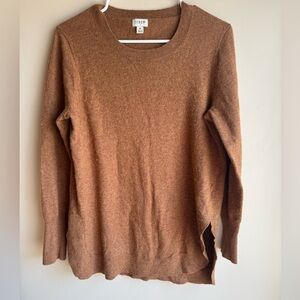 J. Crew Women's Tan Crew Neck Sweater